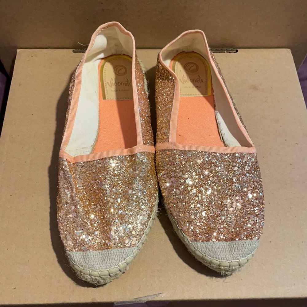 Vidorreta glitter flats